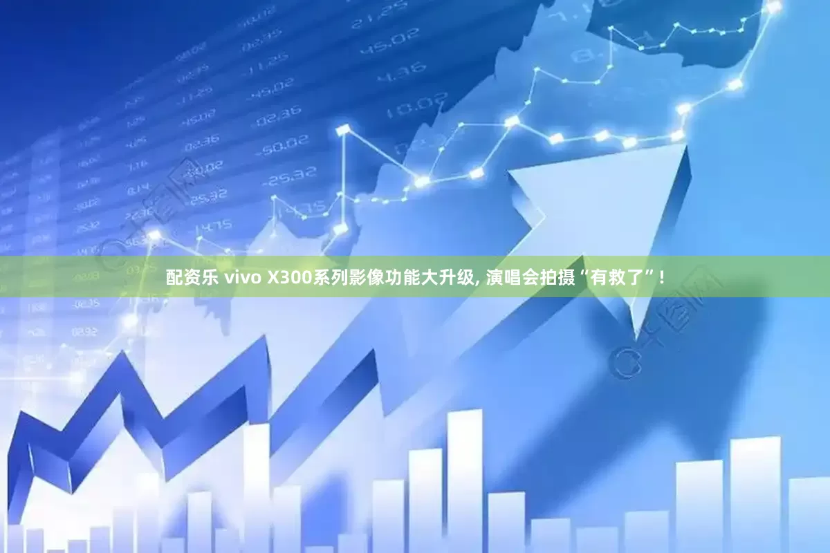 配资乐 vivo X300系列影像功能大升级, 演唱会拍摄“有救了”!