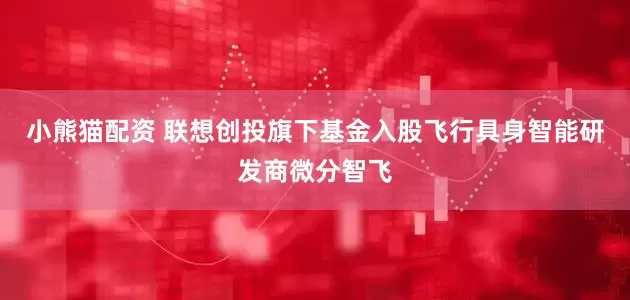 小熊猫配资 联想创投旗下基金入股飞行具身智能研发商微分智飞